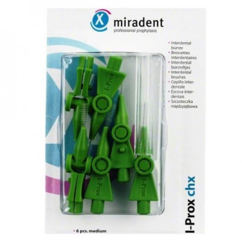 Escovilhões Miradent i-Prox CHX Verdes (3.5mm)